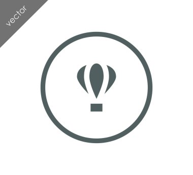 Sıcak hava balonu simgesi