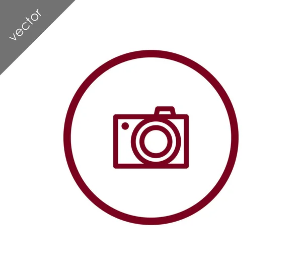 Design do ícone da câmera —  Vetores de Stock