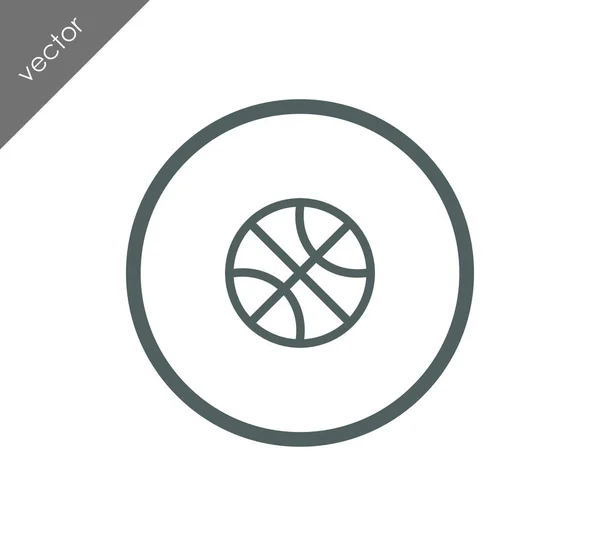 Illustrazione icona di basket — Vettoriale Stock