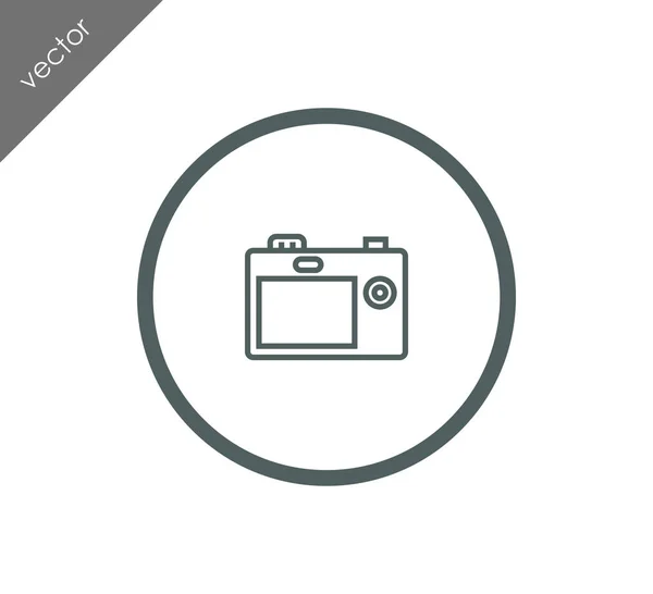 Kamera ikon illustration — Stock vektor