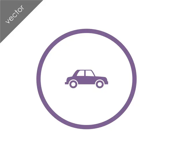 Icono del coche, ilustración — Vector de stock