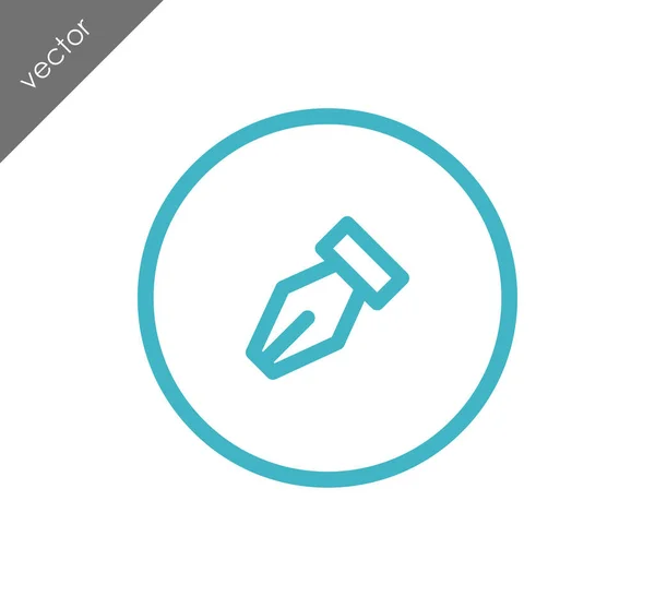 Pen web icon. — Stock Vector