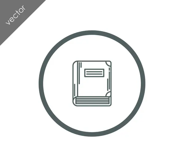 Design of book icon — Stock Vector