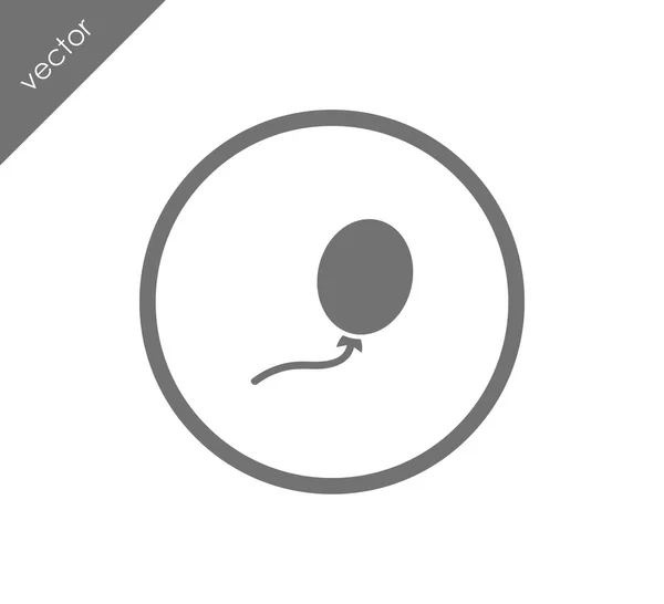 Pictogram van de tekstballon van de baby — Stockvector