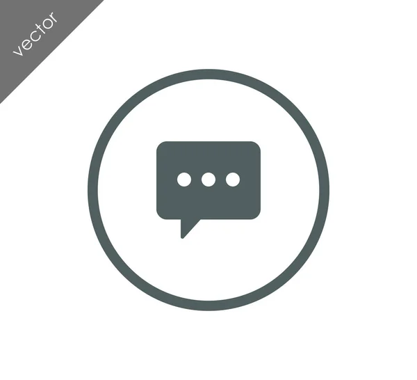 Дизайн значка Chat — стоковый вектор
