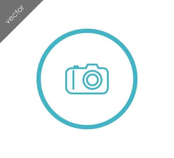 Icono de cámara fotográfica — Vector de stock