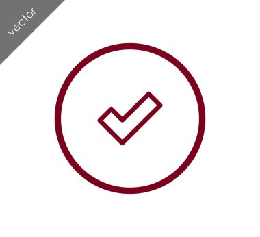 onay işareti simgesi 