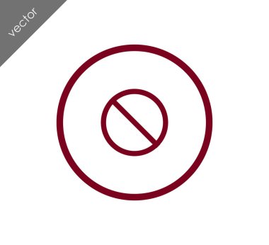 düz simgesini iptal 