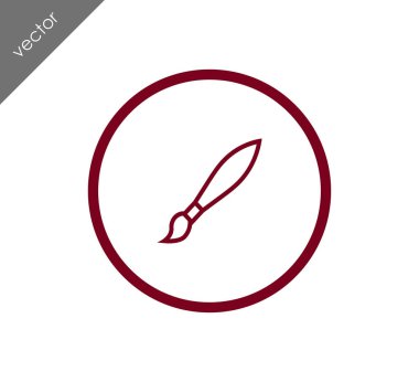 Boyama fırça simgesini