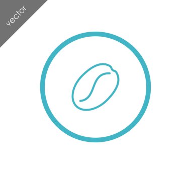 kahve çekirdeği simgesi