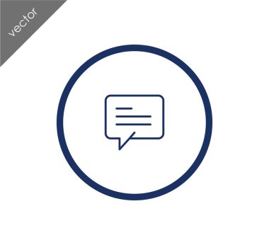 Metin balonu simgesinin