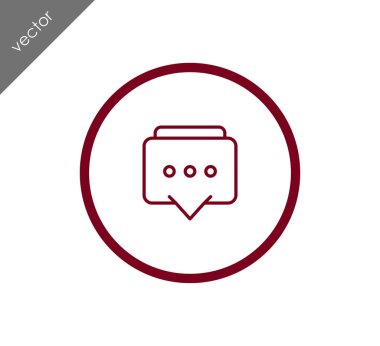 Sohbet simgesi söylenecek daha