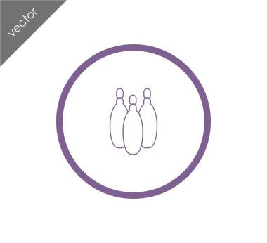 Bowling skittles simgesi