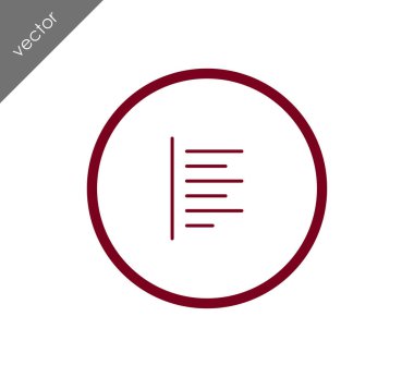 Yazı tipi simgesi Hizala