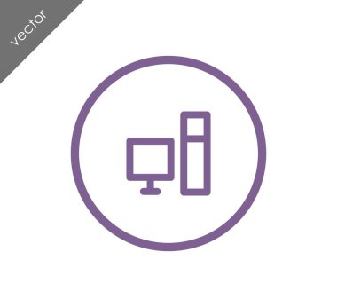 Masaüstü bilgisayar simgesi  