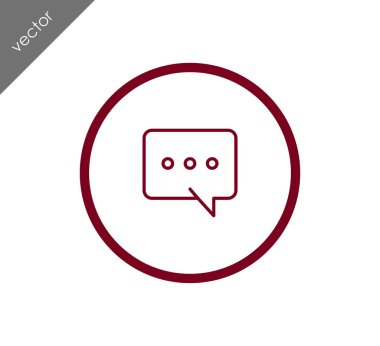 Sohbet simgesi tasarım