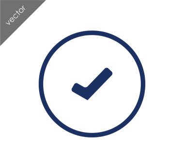 onay işareti simgesi.