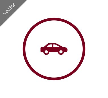 Araba simgesi, illüstrasyon