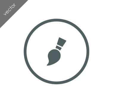 Boyama fırça simgesini