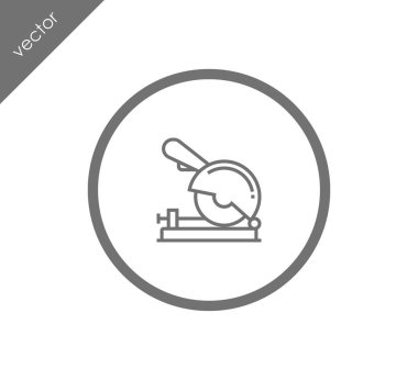 Daire testere simgesi