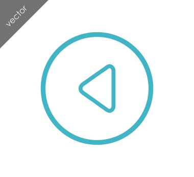 sol navigasyon ok simgesi