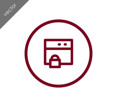 Web sayfası güvenlik simgesi