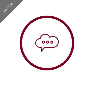 Sohbet simgesi tasarım