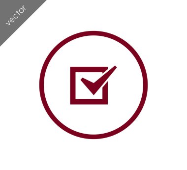 onay işareti simgesi.