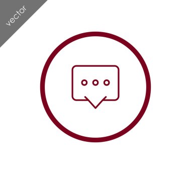 Sohbet simgesi tasarım