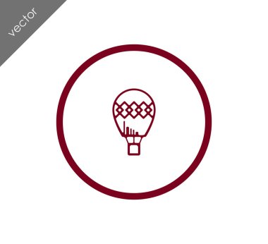 Sıcak hava balonu simgesi