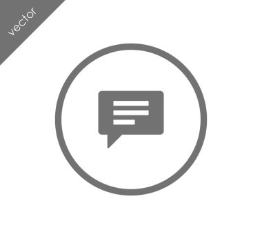 Metin balonu simgesinin