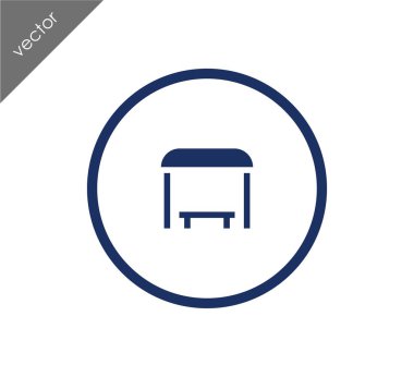 otobüs durağı simgesi