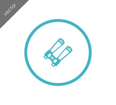 dürbün düz simgesi