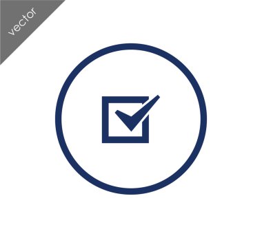 onay işareti simgesi.