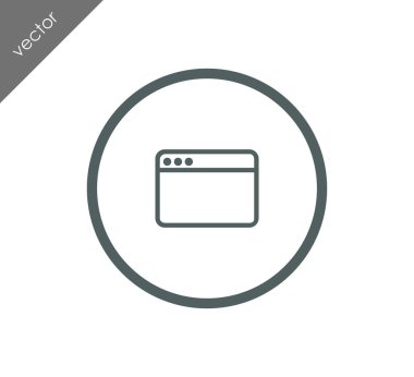 Basit tarayıcı simgesi