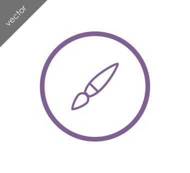 Boyama fırça simgesini