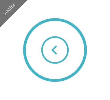 sol navigasyon ok simgesi