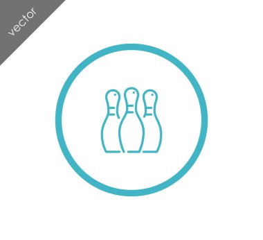 Bowling skittles simgesi