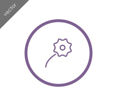 çiçek açan çiçek simgesi