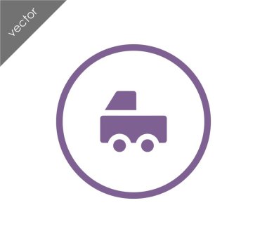 Araba simgesi, illüstrasyon