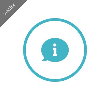 Sohbet simgesi. Yorum simgesi.