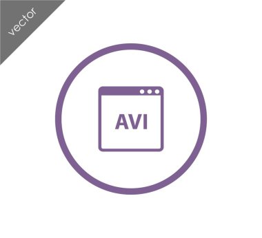 AVI dosya simgesini