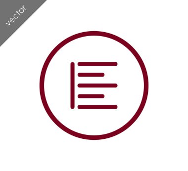 Yazı tipi simgesi Hizala