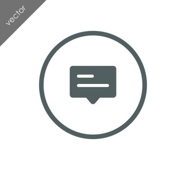 Metin balonu simgesinin