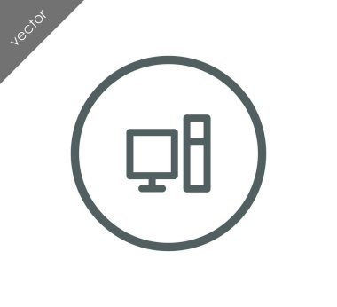 Masaüstü bilgisayar simgesi  