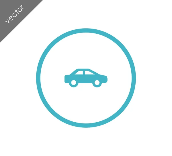 Car flat icon — Stock Vector