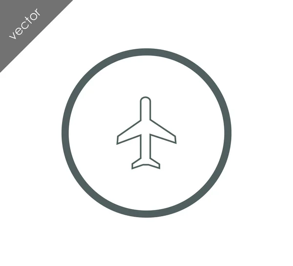 Ilustração do ícone do avião —  Vetores de Stock