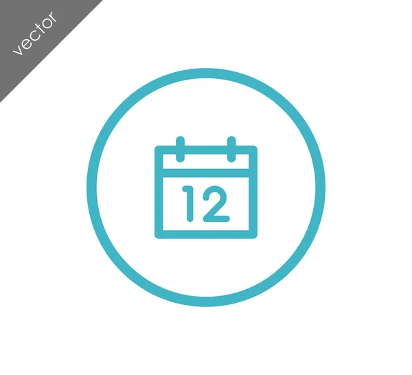 Calendario icona segno — Vettoriale Stock