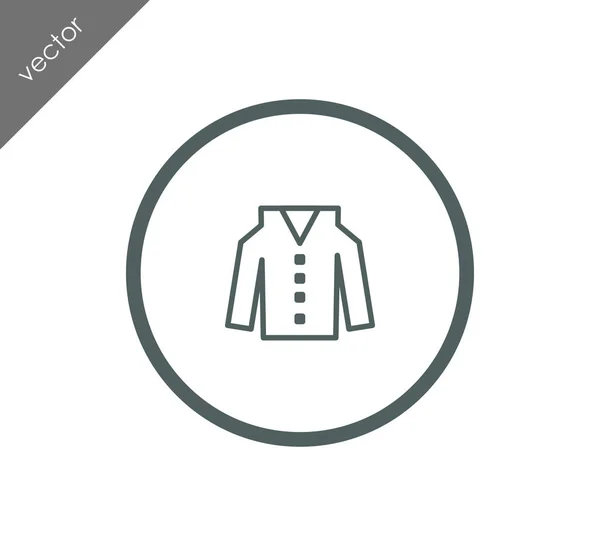 Coat flat icon — Stock Vector