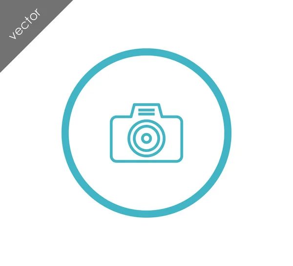 Icono de cámara fotográfica — Vector de stock